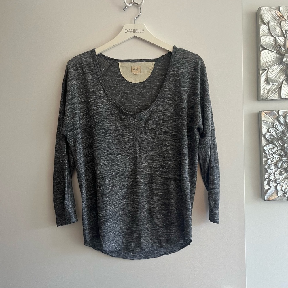 WILFRED FREE (ARITZIA) Heathered Grey Top